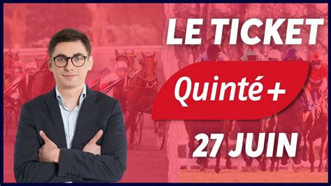 DERBITQUINTEPLUS: QUINTE+ DU LUNDI 27 JUIN 2022.